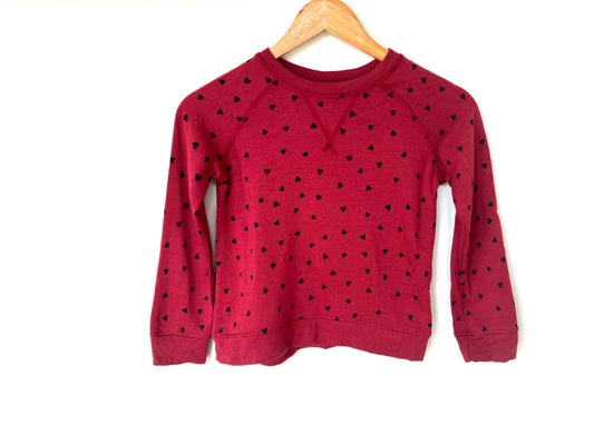 The Red Heart Top (Size 7)