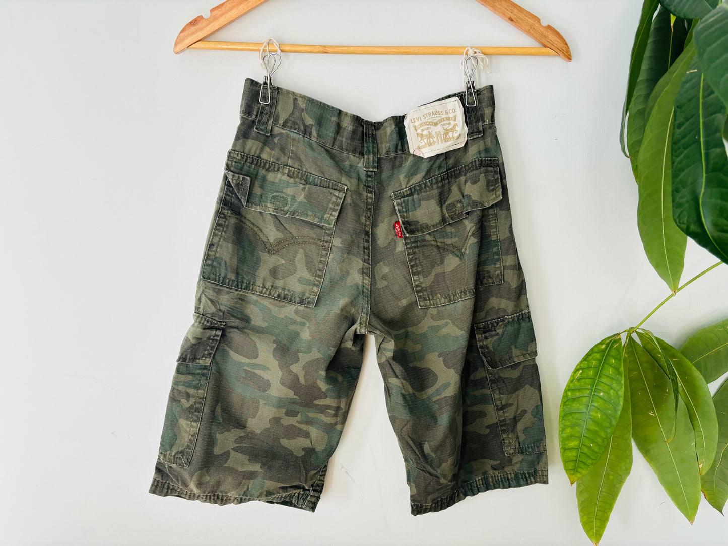 The Levi’s Camo Shorts (Size 8)