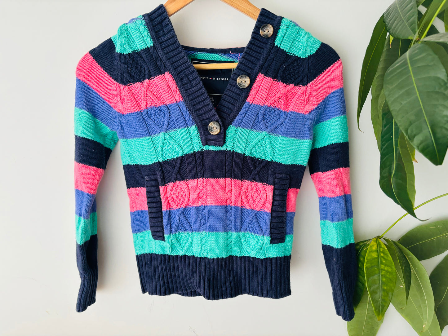 The Tommy Hilfiger Stripe Jumper (Size 6)