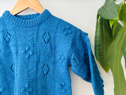 The Blue Bobble Jumper (Size 3)