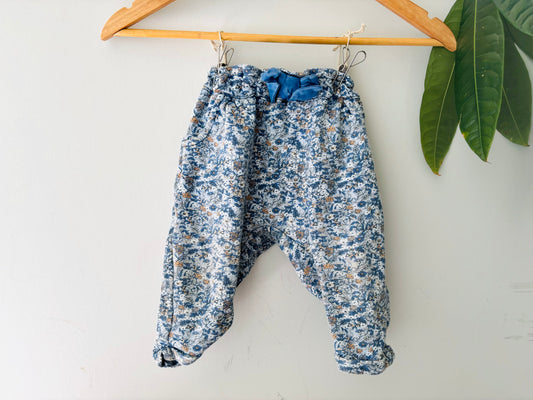 The Blue Floral Pant (Size 18m)