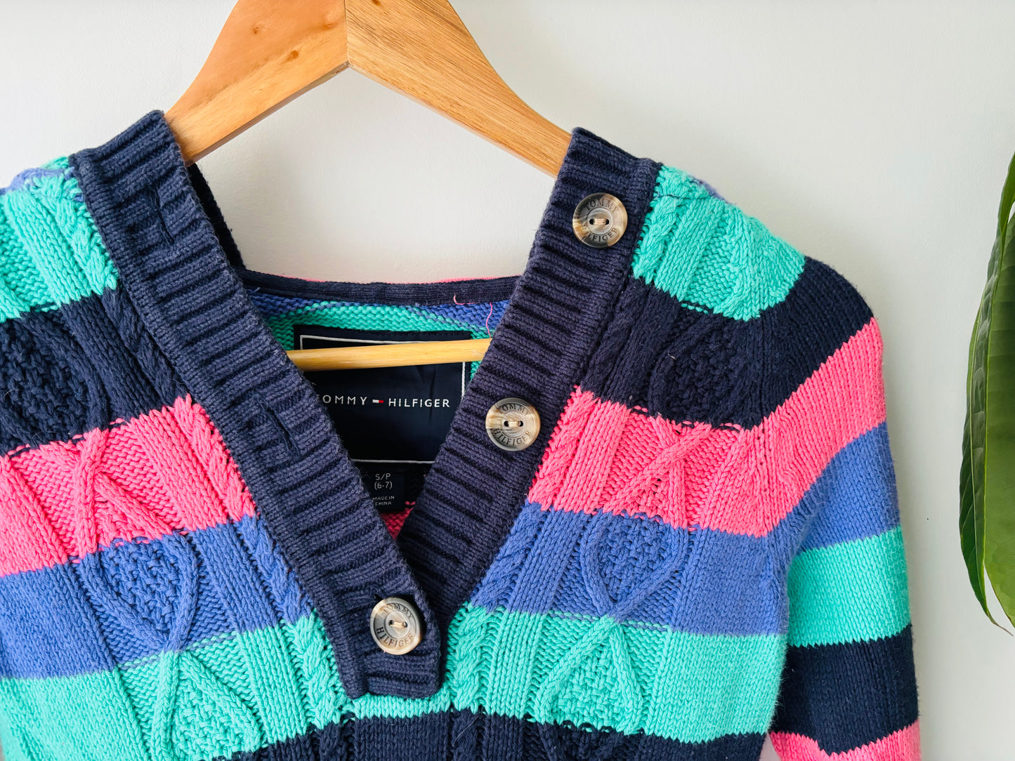 The Tommy Hilfiger Stripe Jumper (Size 6)