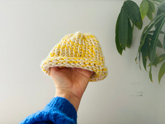 The Yellow Beanie (Size 6m)