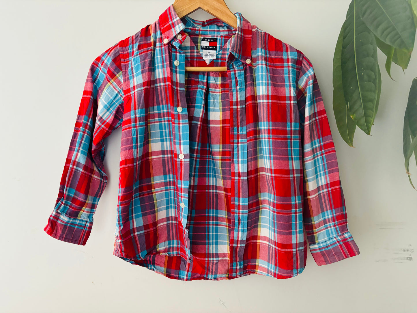 The Tommy Hilfiger Check Shirt (Size 6)