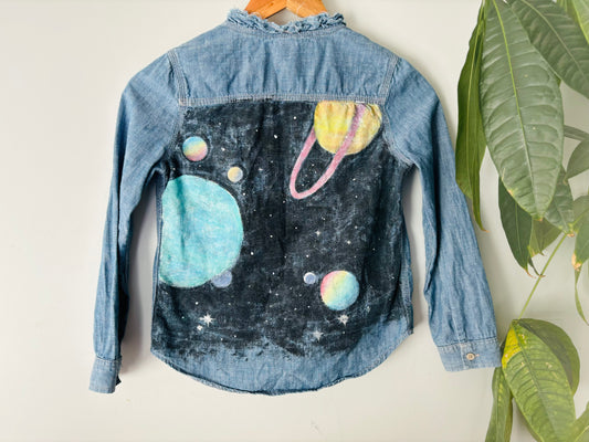 The Galaxy Painted Jacket (Size 8)