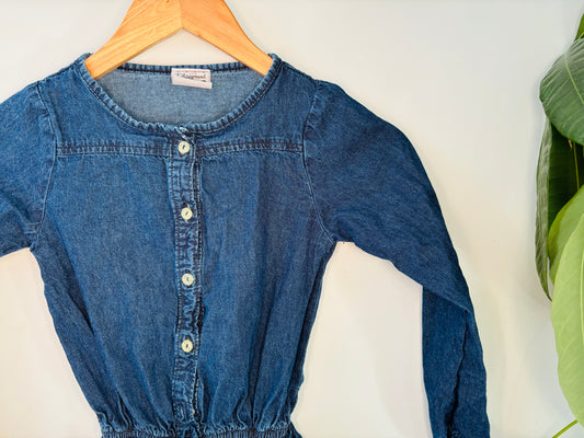 The Denim Romper (Size 6)