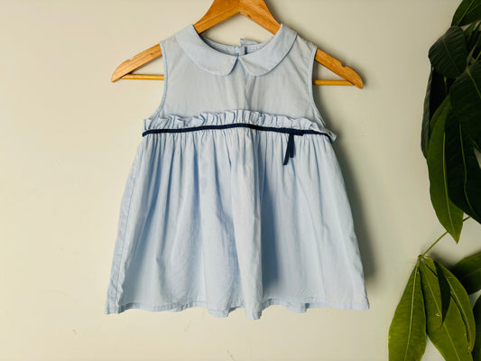 The Blue Bow Dress (Size 2)