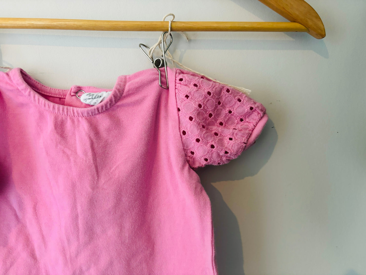 The Pink Puff Sleeve (Size 3m)