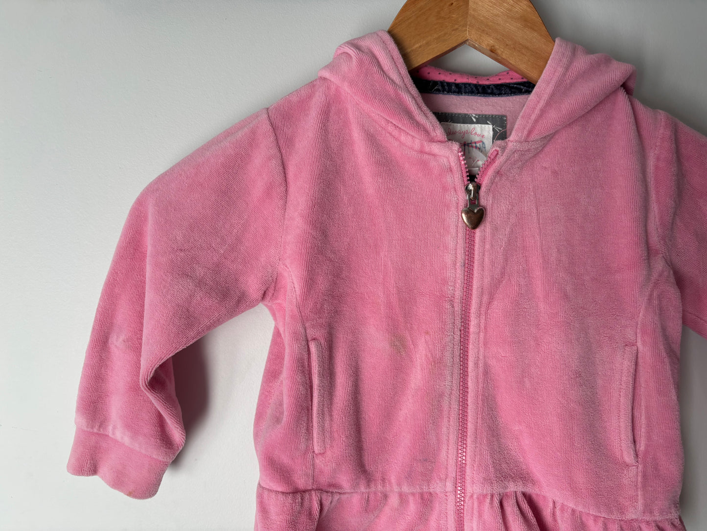 The Pink Velvet Jumper (Size 1)