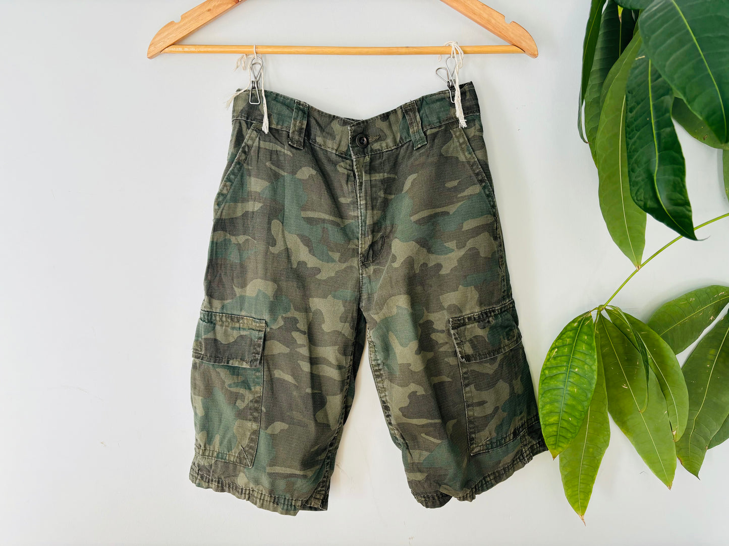 The Levi’s Camo Shorts (Size 8)