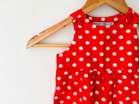 The Polkadot Romper (Size 1)