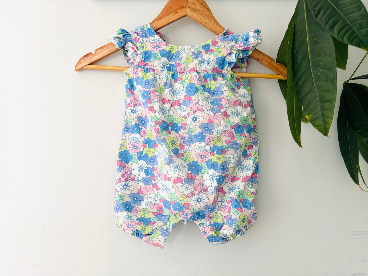 The Floral Romper (Size 3m)