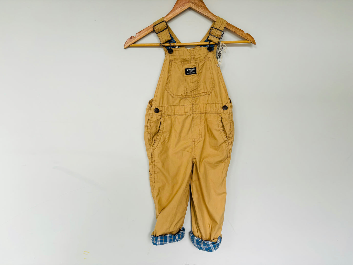 The Beige Oshkosh Overall (Size 5)