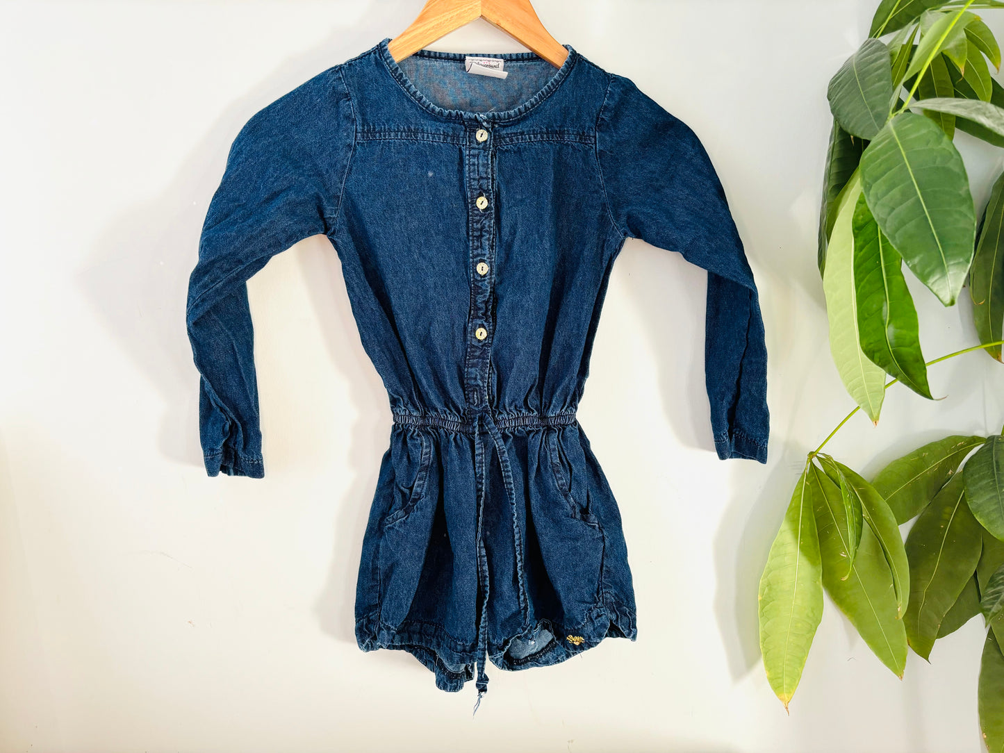 The Denim Romper (Size 6)