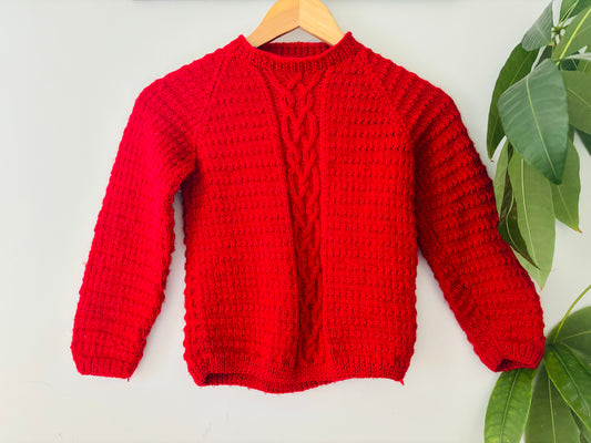 The Red Jumper (Size 8)