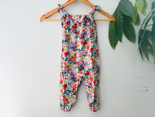 The Floral Romper (Size 6m)